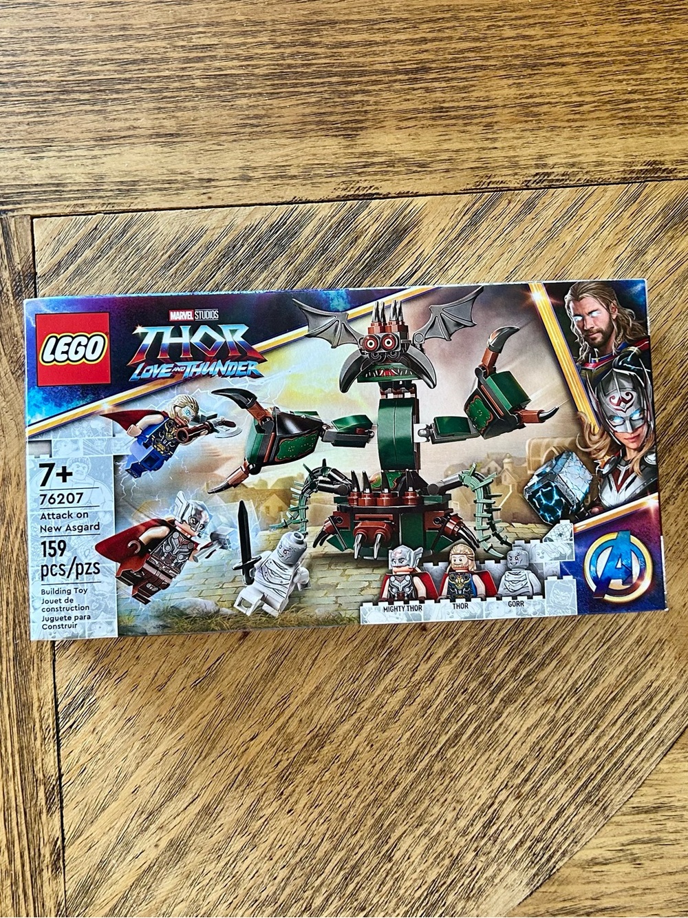 LEGO Marvel Thor Love and Thunder Attack on New Asgard Set 76207